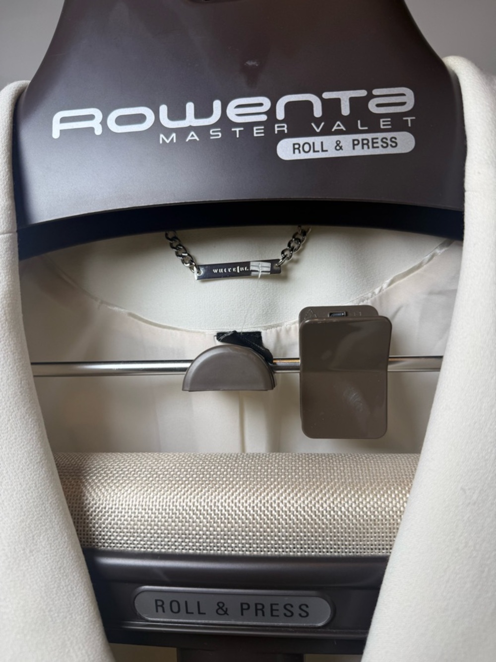 White house black market Rowen Cream Sleeveless Long Blazer Vest - Picture 13 of 13